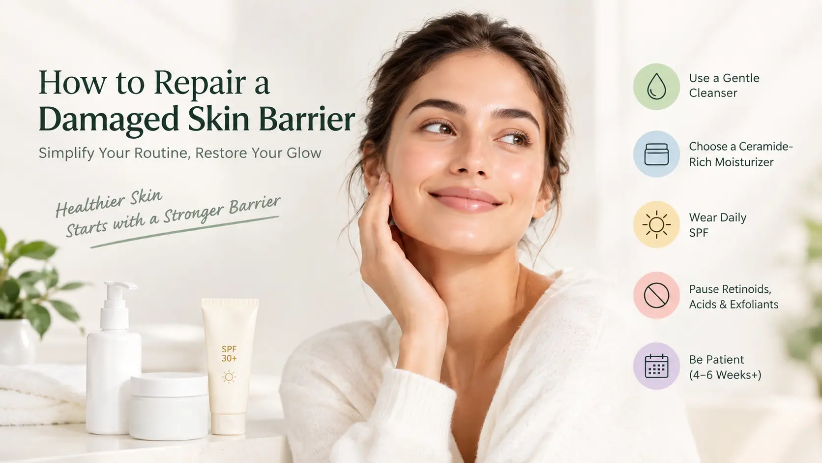How To Repair A Damaged Skin Barrier