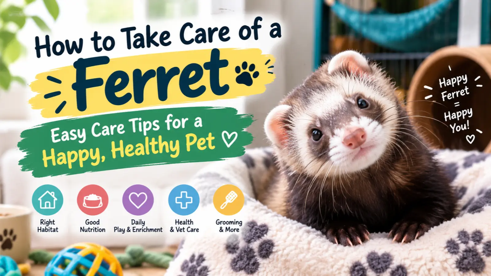 How To Take Care Of A Ferret